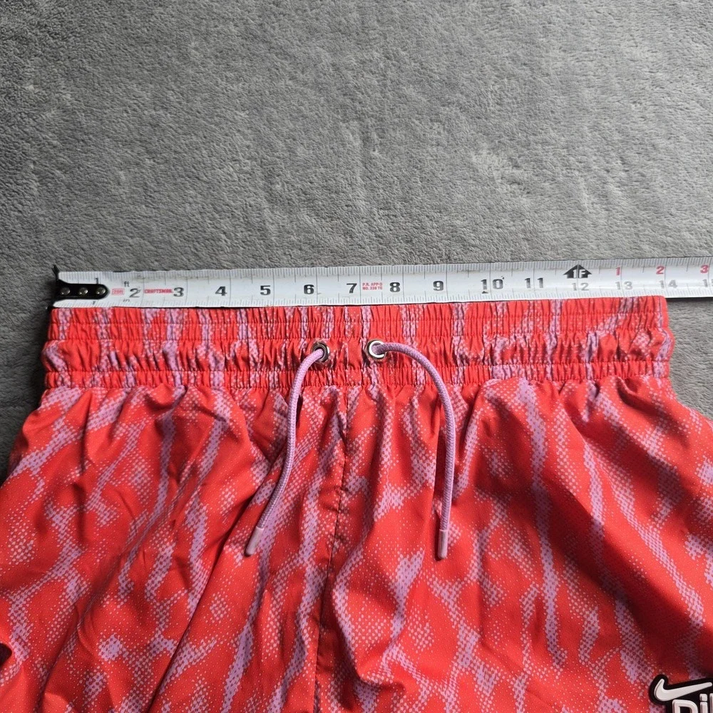 Nike Sportswear Woven Training Jogger Pants Women Small Orange Pink Animal Print